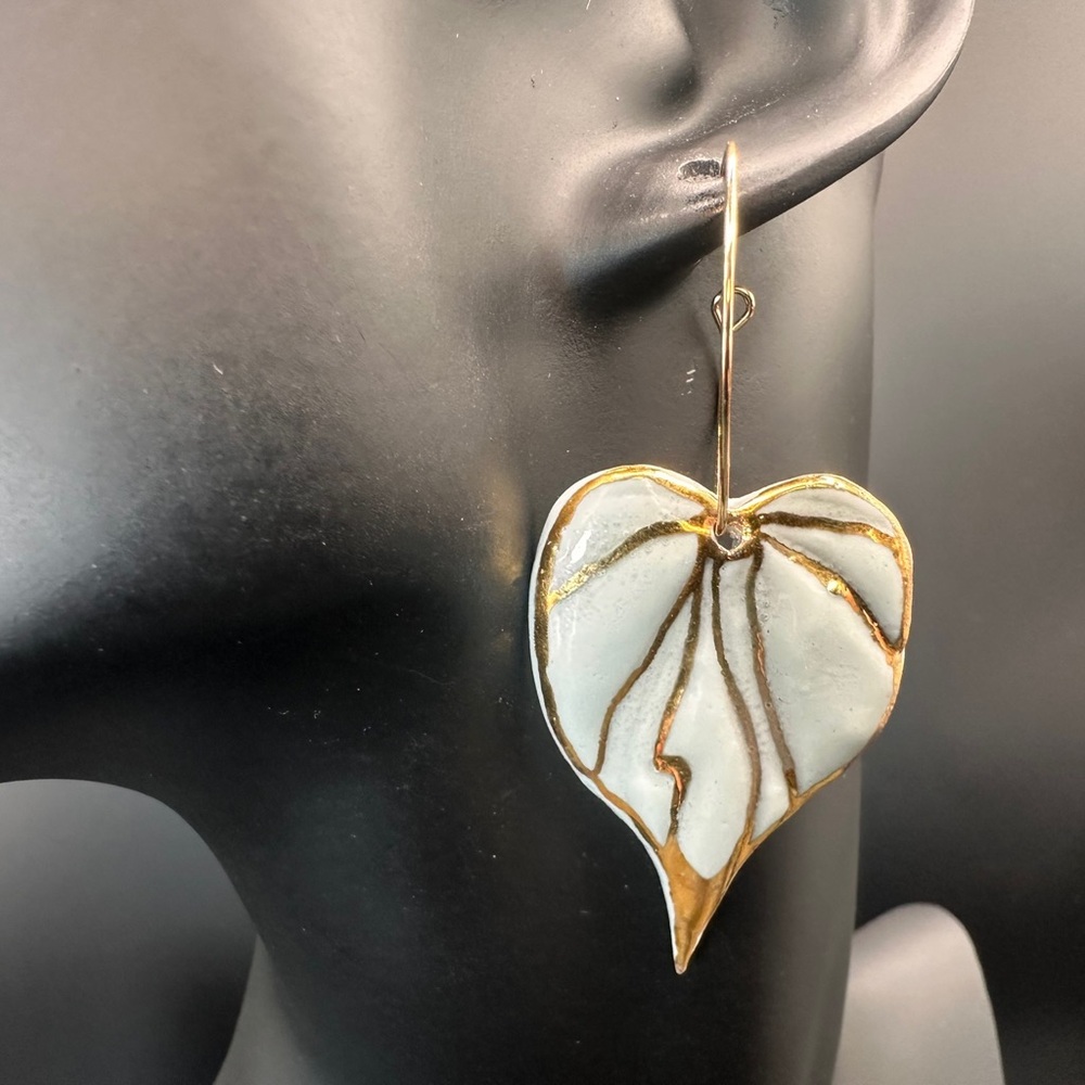 Handmade Luxury Ceramic Earrings – Unique, Lightweight, and Artistic Jewelry